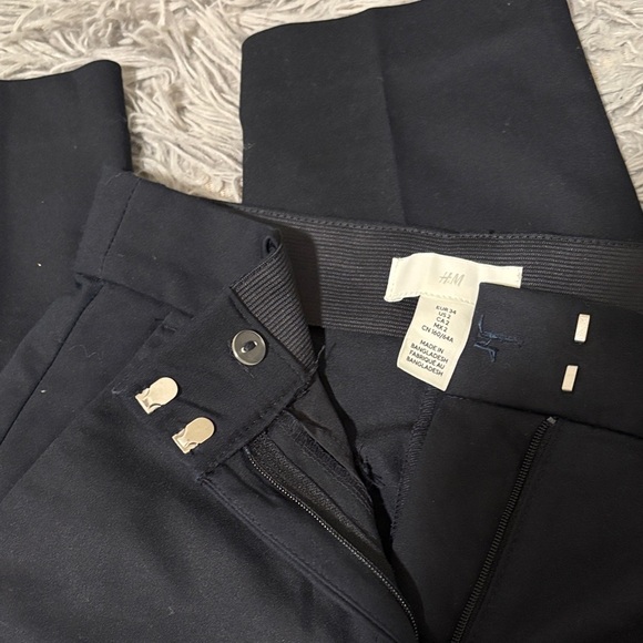 Navy blue work pants for women - Picture 4 of 7